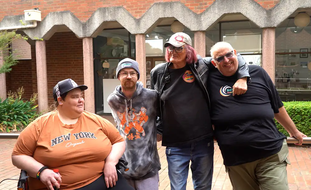 Rainbow United members at the New Wave South and Bass Expo
